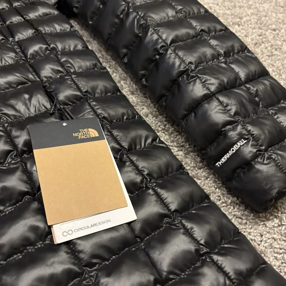 NEW The North Face Thermoball Hooded Jacket Black Men's Large L NFOA8D1N $250